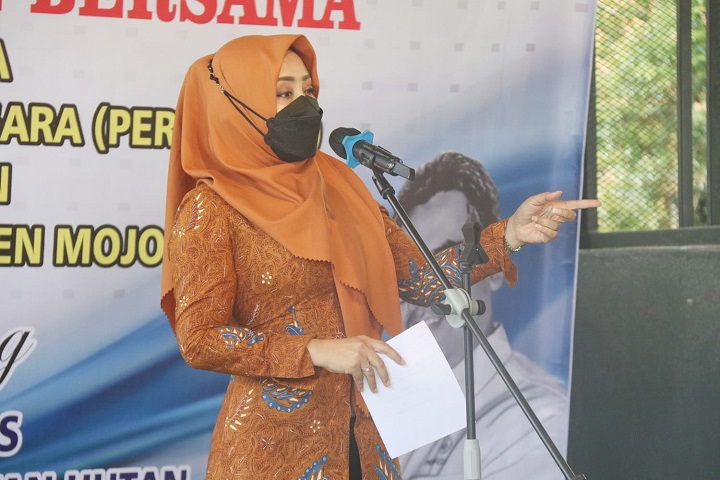 Bupati Mojokerto Ikfina Fahmawati. SP/Dwy AS