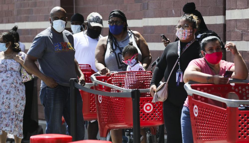 Amerika Serikat mencatat rekor jumlah kasus positif virus corona harian baru yakni 77.638 orang dalam kurun waktu 24 jam. SP/liputan6