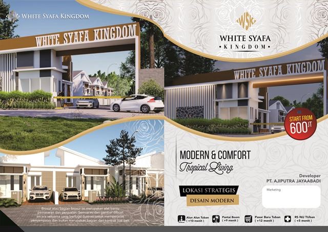 PT. Ajiputra Jayaabadi Berikan Diskon 20% Pada 3 pembeli Pertama Perumah di Tuban-Jawa Timur

 