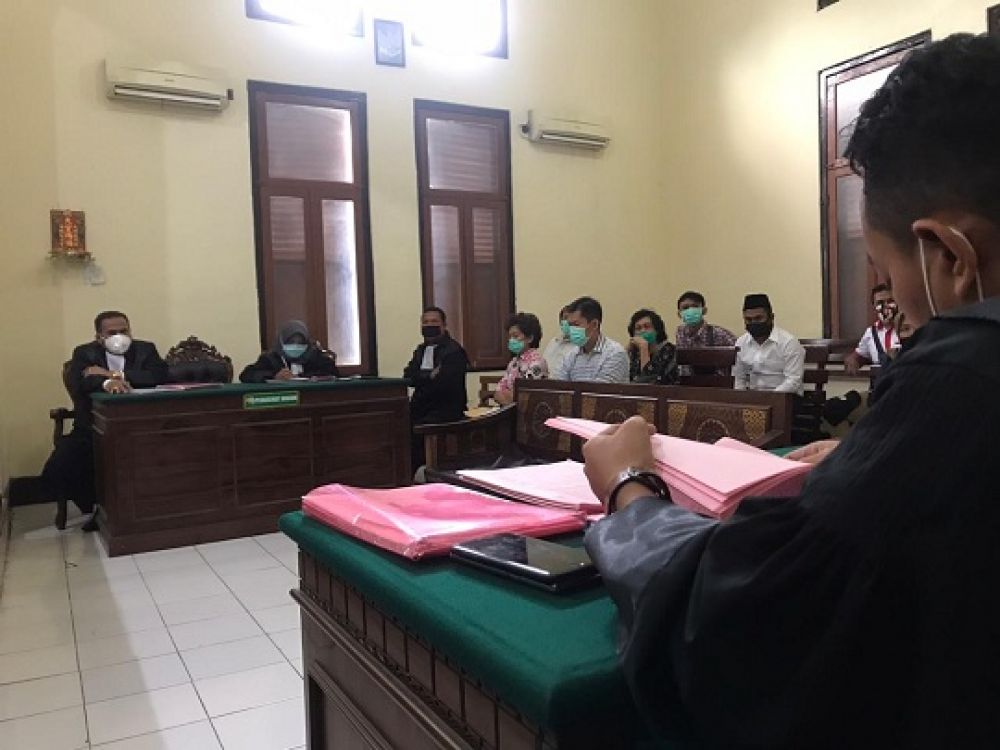 Proses sidang kasus PT Zangrandi Prima.sp/budi