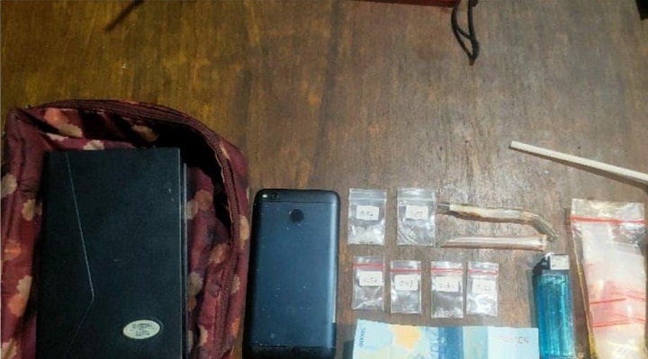 Barang bukti yang diamankan polisi dari pelaku. SP/Ariandi