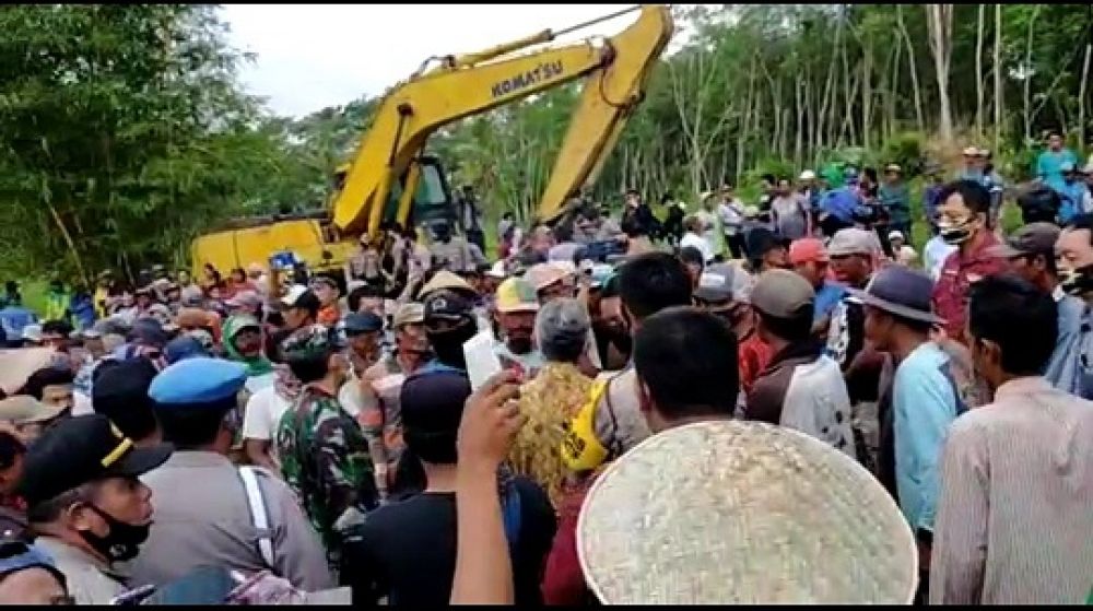 Situasi lokasi penambangan di Pandanarum