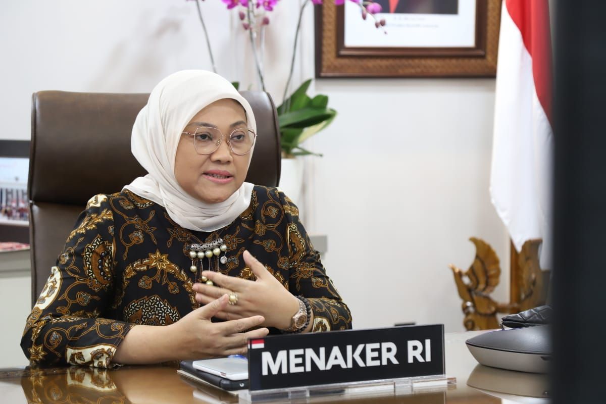 Menteri Ketenagakerjaan Ida Fauziyah.