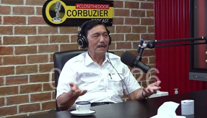 Menteri Koordinator Bidang Kemaritiman dan Investasi Luhut Binsar Pandjaitan