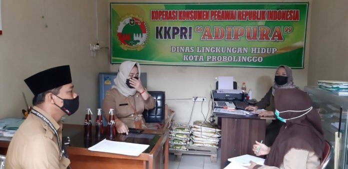 Proses monitoring koperasi di Kota Probolinggo.