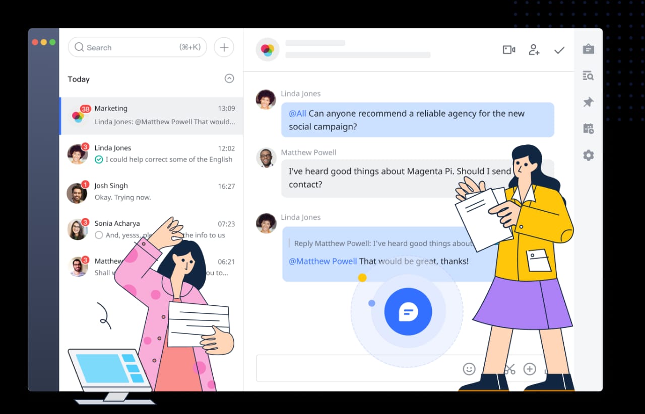Platform Kolaborasi Lark. SP/ ARIL