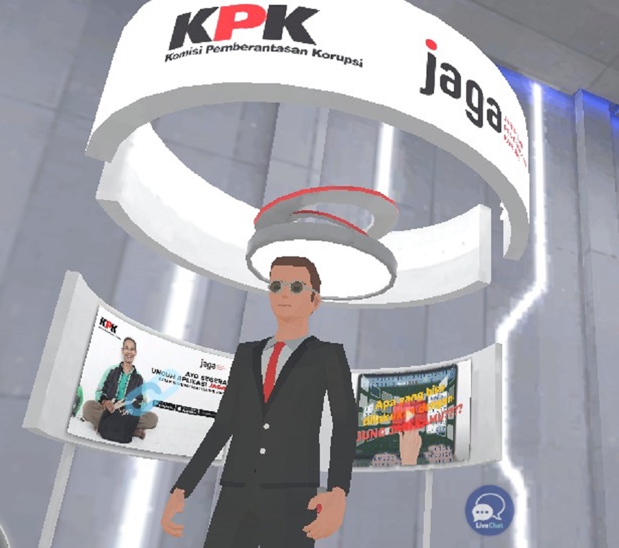 KPK ikut berpartisipasi dalam pameran virtual Artificial Intelligence Summit 2020. SP/ Aril