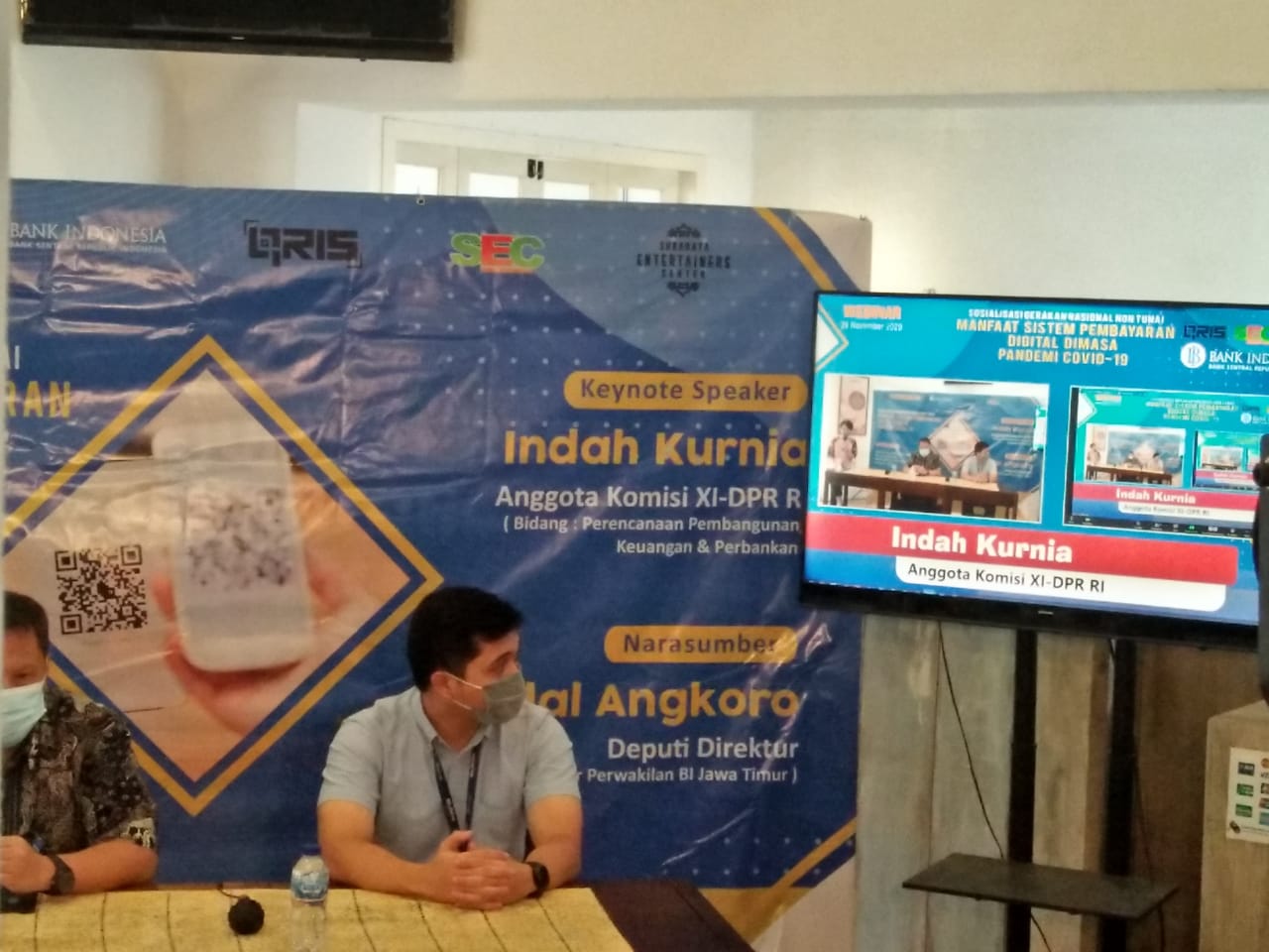 Bank Indonesia lakukan Sosialisasi Gerakan Nasional Non Tunai. SP/JuLian Romadhon