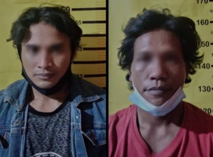 Tersangka Anwar dan Dwiyanto