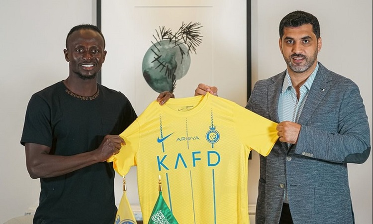 Sadio Mane resmi bergabung dengan klub Al Nassr, Rabu (02/08/2023). SP/ SBY