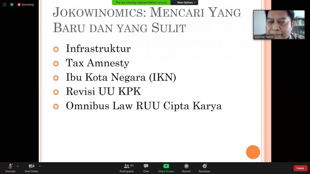 Ekonom UNS Lukman Hakim