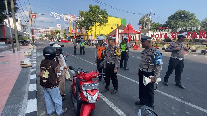 Operasi Zebra Semeru 2023 di Kota Blitar. SP/Lestariono