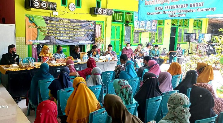 Sosialisasi program SHAT di Desa Kebundadap. SP/Ainur Rahman