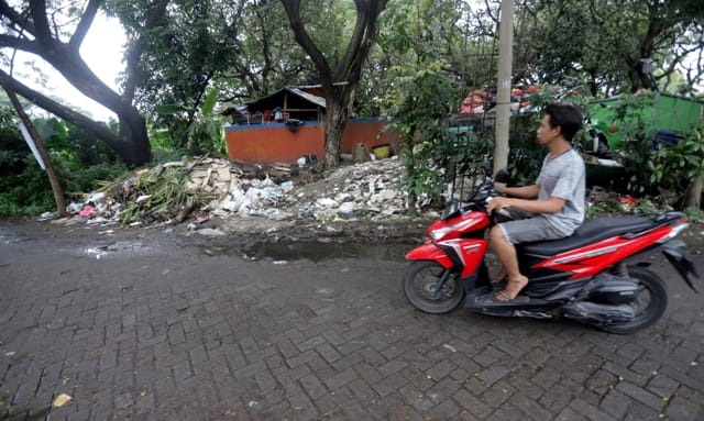 TPS Surodinawan Kota Mojokerto yang akan di relokasi oleh DLH Kota Mojokerto