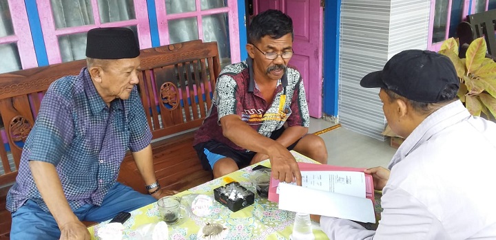 Achmad Zaini, LSM Super Sumenep,  Moh. Ali, Ketua Ikwal Sumenep, RB. Abd. Hamid, Mantan Reporter RRI Kab. Sumenep. SP/Ainur Rahman