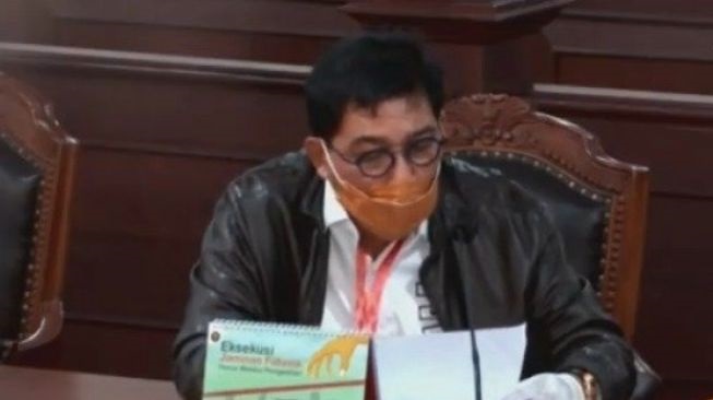  Machfud Arifin saat menghadiri sidang perdana di Mahkamah Konstitusi  sengketa Pilkada Surabaya 2020 di Jakarta