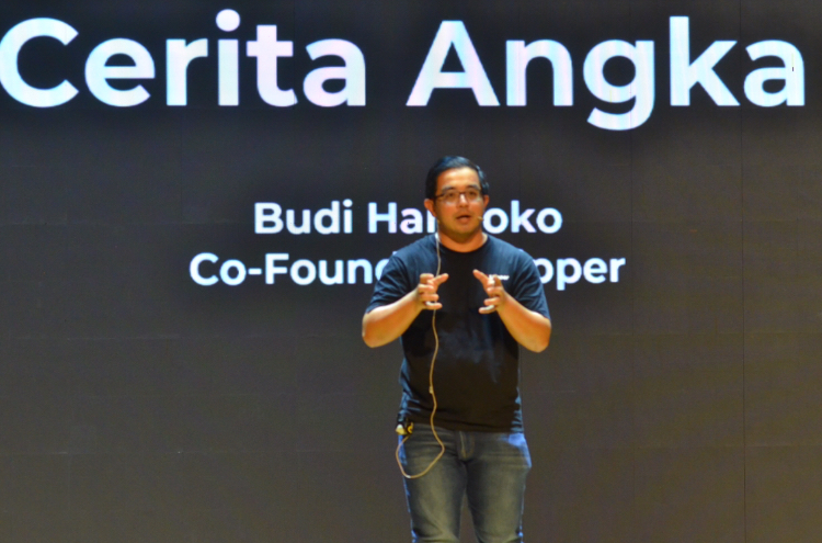 Co Founder dan COO Shipper, Budi Handoko dalam sesi wawancara eksklusif pada HIPMI Talk di SBF, Minggu (22/5/2022). Sp/Arlana