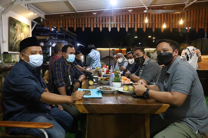 Polres Mojokerto saat menggelar PIRAMIDA bersama awak media. SP/Her