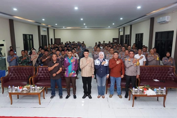 Bersama forkopimda ajak masyarakat bersinergi. SP/Wah