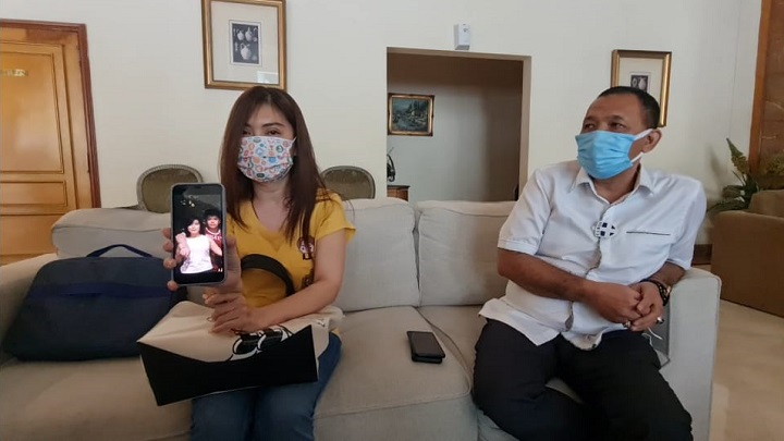 Linda MD dan kuasa hukumnya saat memberikan keterangan kepada awak media. SP/Julian