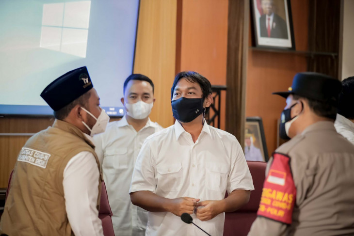 Pengurus HIPMI saat berkoordinasi dengan Pemkab Gresik. 