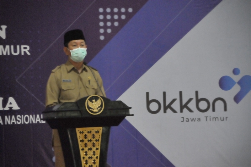 Kepala Perwakilan (Kaper) BKKBN Provinsi Jawa Timur,  Sukaryo Teguh Santoso.SP/KOMINFO JATIM
