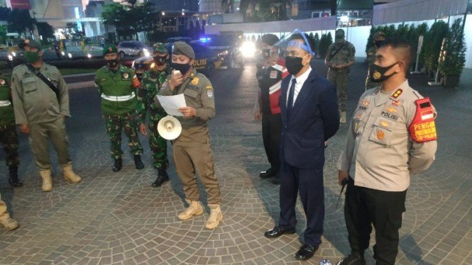 Sosialisasi PPKM Darurat. (Ilustrasi)