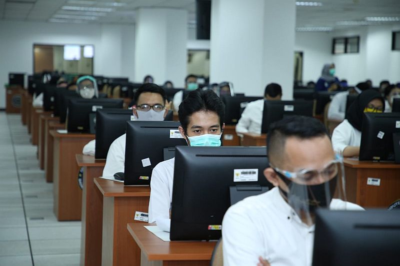 Salah satu proses seleksi CPNS. SP/DOC SP