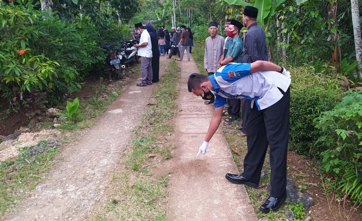 Lokasi bocah tewas terlindas truk yang dikemudikan ayahnya sendiri.