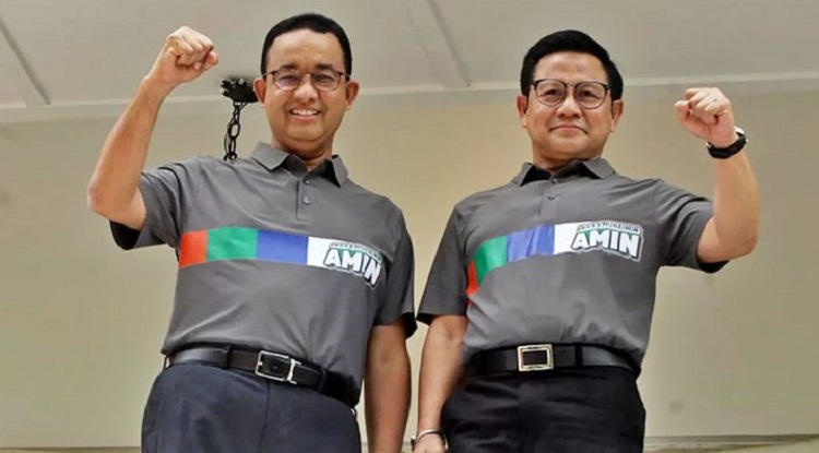 Pasangan Anies Baswedan-Muhaimin Iskandar (AMIN). SP/ JKT