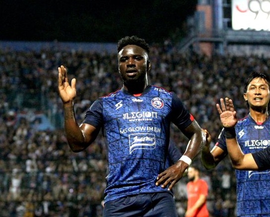 Pemain Arema FC Abel Camara