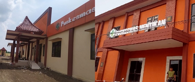 Dua Puskesmas Prototipe Kota Mojokerto yang dibangun menggunakan Dana Alokasi Khusus (DAK) tahun 2021. Foto SP/Dwi AS