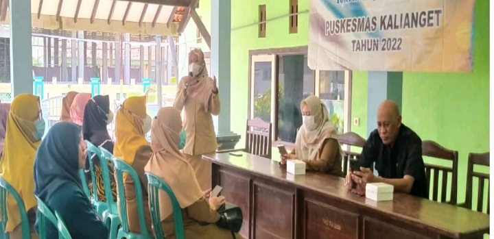 Kepala Puskesmas Kalianget, Drg Yenny Tri Suci, M.Kes, saat menggelar kegiatan Inovasi Pusaka Si Gendis di Kab. Sumenep. SP/Ainur Rahman