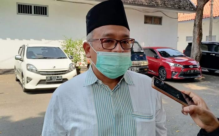 Anggota DPRD Kabupaten Kediri Masykur Lukman saat ditemui di Pendopo Panjalu Jayati usai menemui Bupati Kediri, Rabu (5/5).