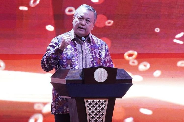 Gubernur Bank Indonesia Perry Warjiyo dalam acara Pertemuan Tahunan Bank Indonesia 2022 di Jakarta Convention Center (JCC), Rabu (30/11/2022). Foto: Departemen Komunikasi Bank Indonesia.