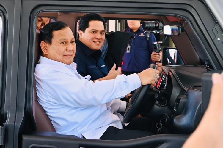 Prabowo Subianto dan Erick Thohir. SP/ JKT