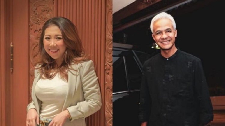 Kiky Saputri dan Ganjar Pranowo. SP/ JKT