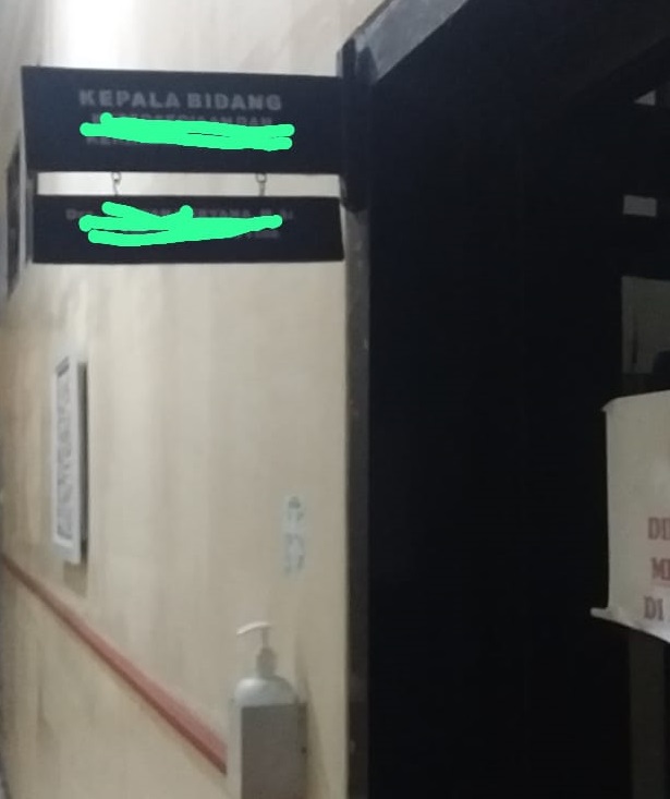 Kantor tempat kerja, pelaku perselingkuhan ASN di salah satu intansi di Kab. Sumenep. SP/Ainur Rahman