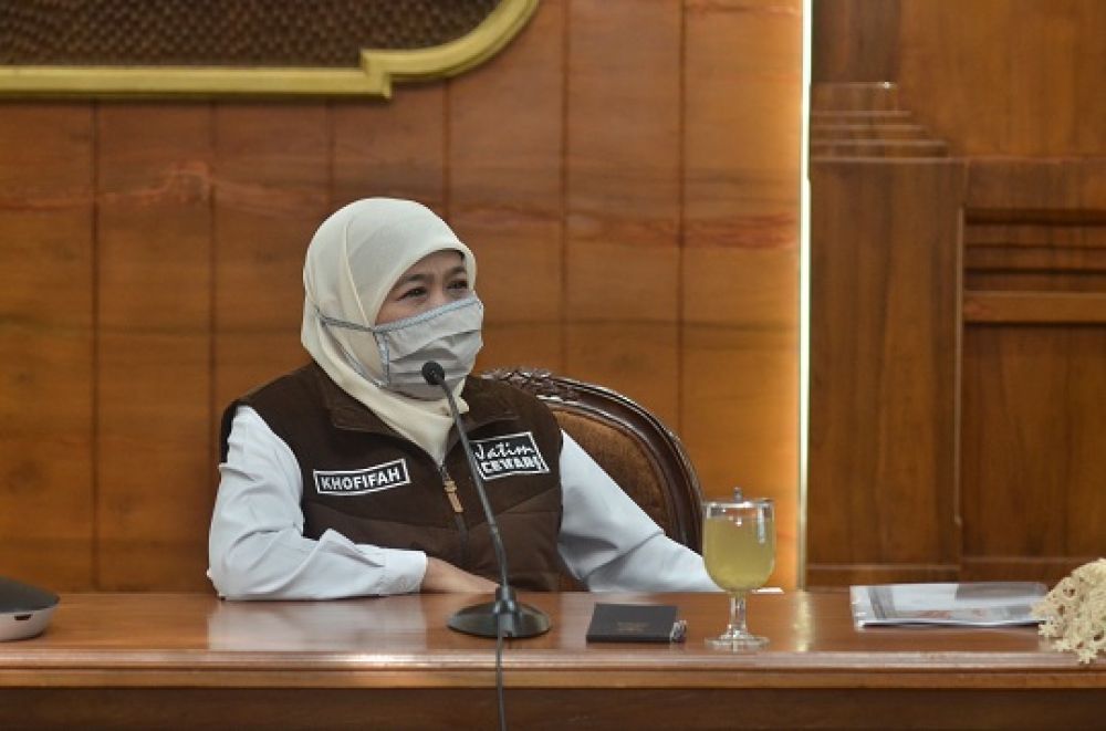 Gubernur Jawa Timur, Khofifah Indar Parawansa. SP/ARLANA

 