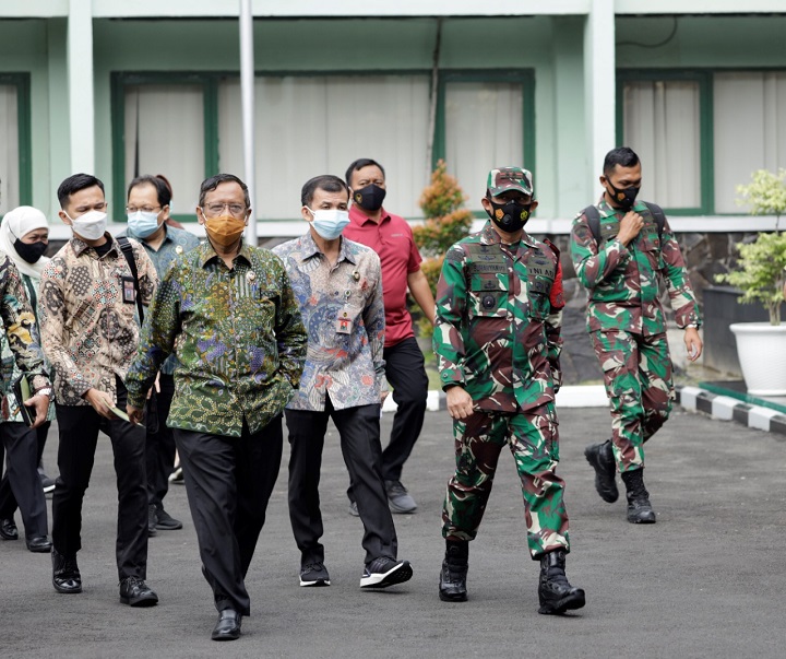 Menkopolhukam Mahfud MD dalam salah satu kegiatannya. SP/Julian