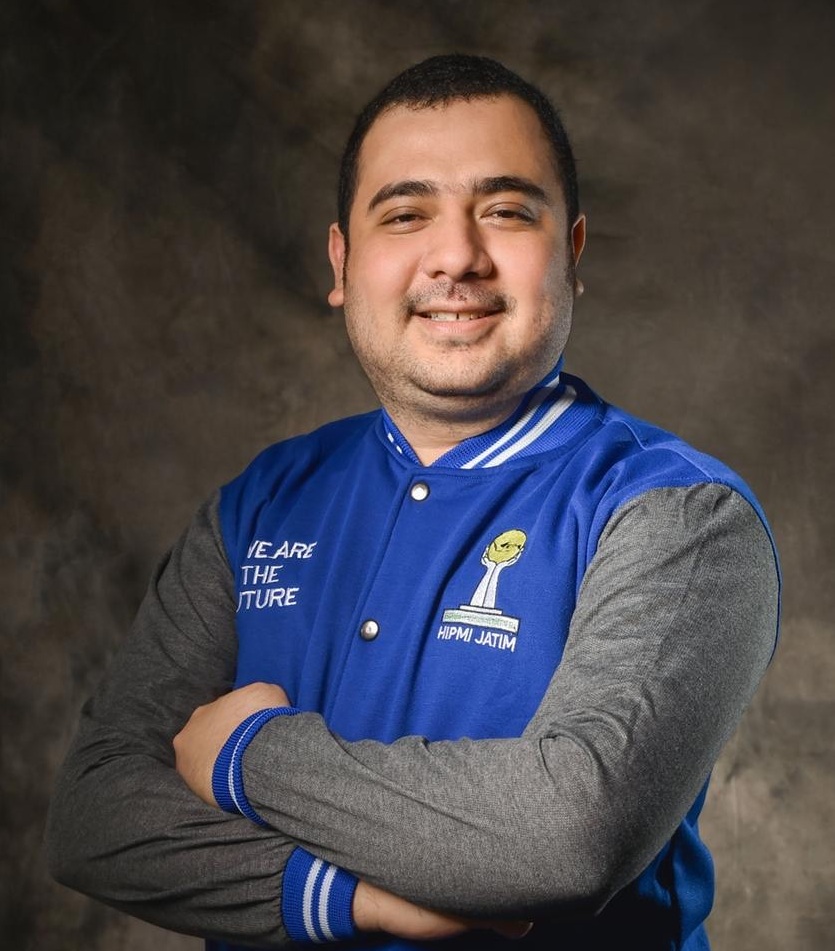 Ahmad Salim Assegaf selaku Ketua Panitia Musda XIV BPD Hipmi Jatim. SP/ MOCHAMMAD KASYFI FAHMI 