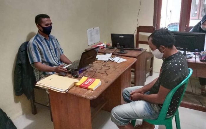  Hendy Irawan saat menjalani pemeriksaan.