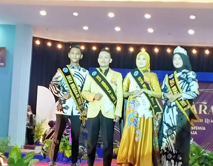 Peraih Duta Kampus 2022 Moh. Gozi Hafifillah, Semester I Mahasiswa Universitas Wiraraja (UNIJA) Jurusan Ekonomi dan Bisnis. SP/Ainur Rahman