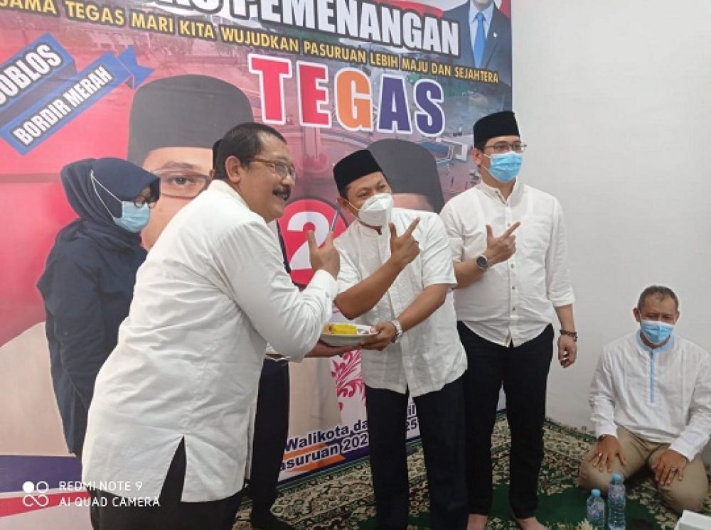Rumah Aspirasi sekaligus posko pemenangan resmi dibuka oleh TEGAS bersama Ketua Gerindra Kota Pasuruan