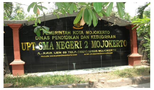 SMAN 2 Kota Mojokerto di Jalan Raya Ijen, Magersari, Kota Mojokerto. SP/Dwy Agus Susanti