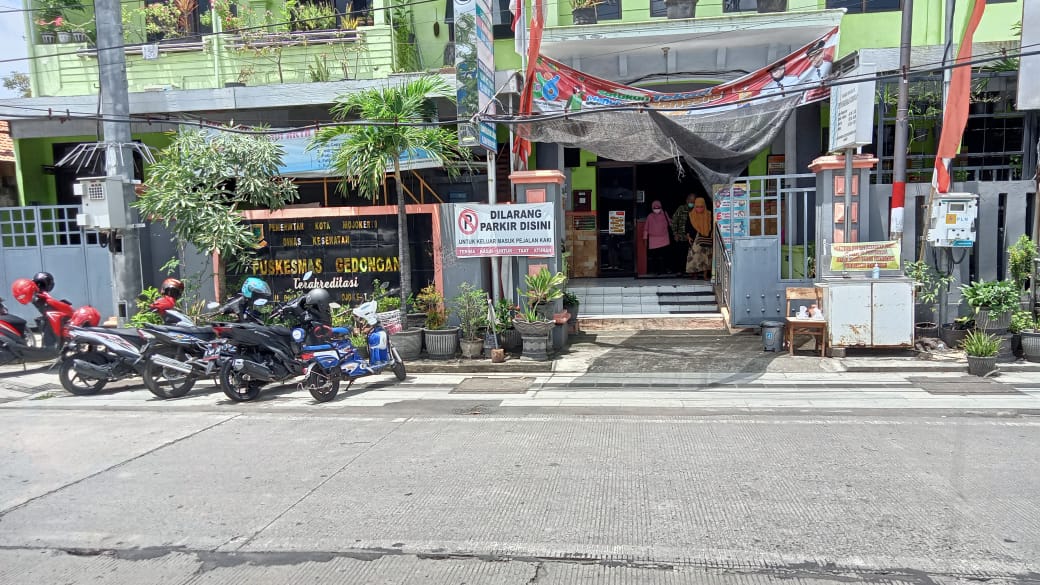 Kondisi Puskesmas Gedongan Kota Mojokerto. SP/ Dwy