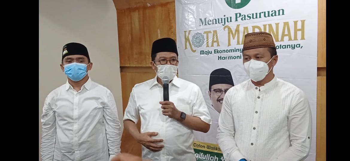 Pasangan calon nomor urut-01 Saifullah Yusuf-Adi Wibowo (Giat). SP/ Dir