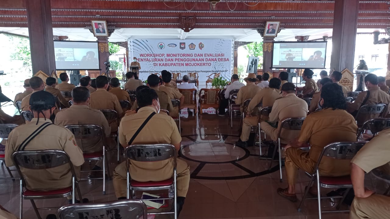BPKP Jatim Gelar Workshop Monitoring dan Evaluasi Penggunaan DD di Kabupaten Mojokerto. SP/ Agus Dwy S