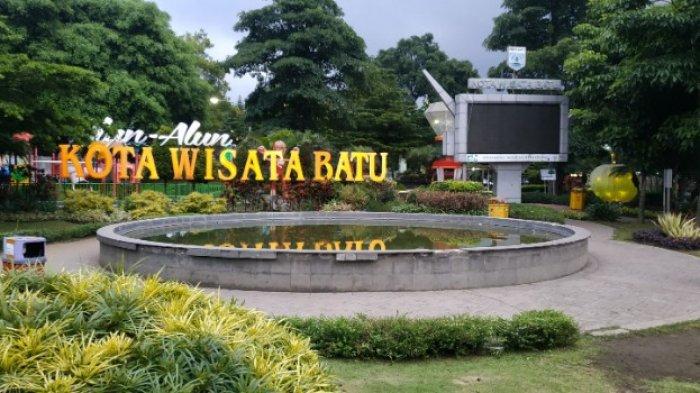 Destinasi alun-alun wisata Kota Batu. SP/ JT