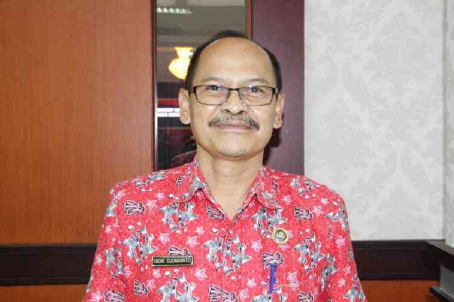 Ketua Harian Satgas Covid-19 Kota Blitar Didik Djumiadi. SP/ JT
